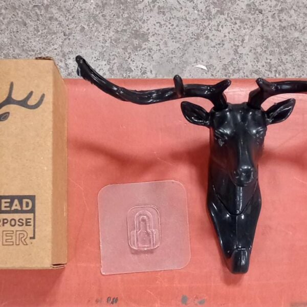 Deer Head Self Adhesive Wall Door Hook Hanger