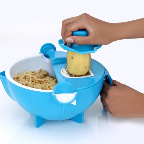 43f906fc-ba32-437d-af5b-a3d68744b873.jpg Multifunctional Vegetable Fruits Cutter Shredder with Rotating Drain Basket