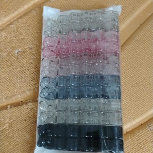 Plastic Hair Claw Clips Strong Clips (12 Pc / Mix Color), Hair accessories