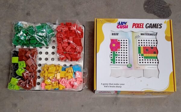 44cd5c3b-30bd-4156-96fe-5af25b10ab09.jpg Pixel Cubes Toy for Children Early Education, Pixel Game Educational Board Games Board, Birthday Gift for Kids, Learning Math Toy, Brain Games, Math Puzzle (Approx 180 Cubes With Pixel Board & Book)