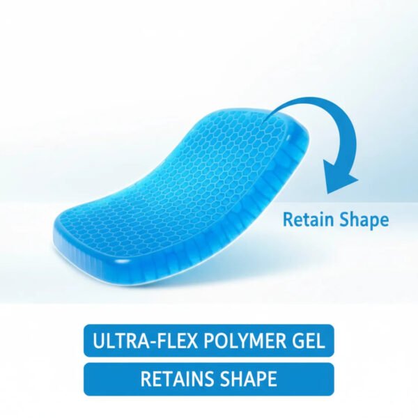 45-2.jpg Cushion Seat Flex Pillow, Gel Orthopedic Seat Cushion Pad (Egg Sitter)