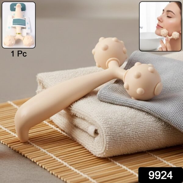 4529924-320Pc-DD_20039-Av-Sv.jpg Dual Ball Facial and Body Massage Roller - 1 Pc