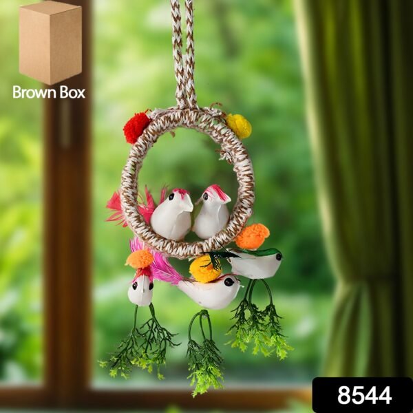 452_452e6680-901e-4434-ad54-5418bf611378.jpg Artificial Bird Nest Wall Hanging Home Decor Showpiece (1 Pc, Mix Color)