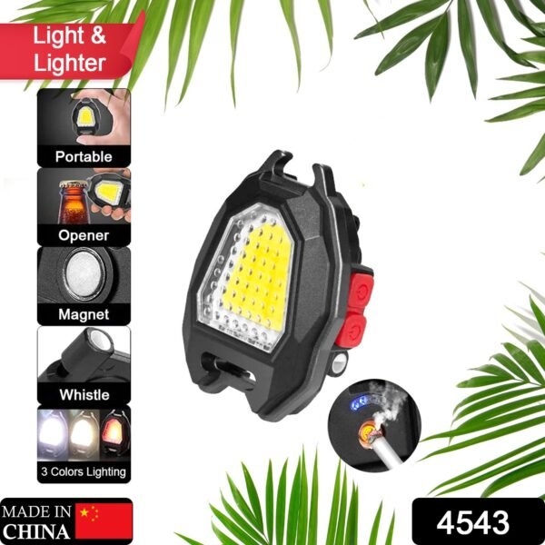 4543_29b2fff2-e3d4-4713-8d9e-ea00d3e6e096.jpg Triangular Camping Flashlight with Lighter – 6 Modes, 3 Colors, Waterproof