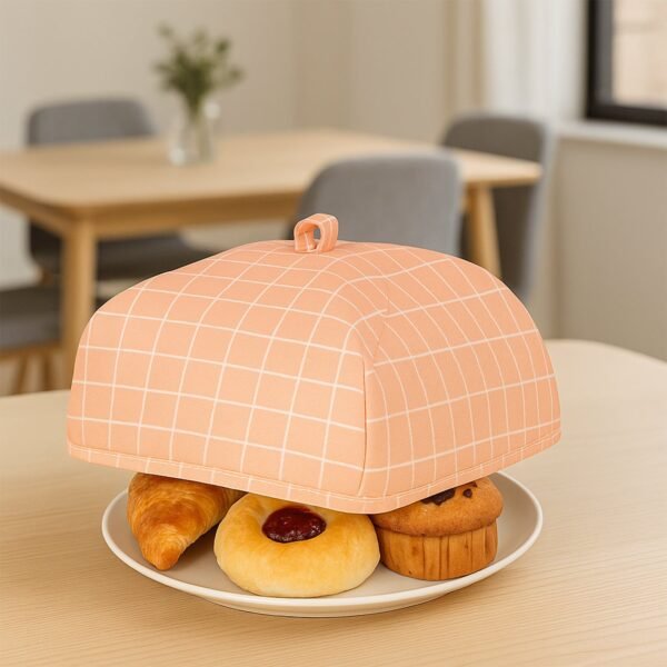 4557.jpg Foldable Food Cover – Anti-Dust & Heat Preservation (20x20 Cm)