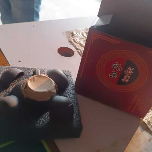 Premium Black Clay / Ceramic Tea Set with Teapot & 4 Cups