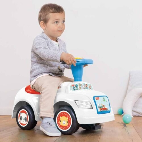 Kids City Ride-On Push Car – Backrest & Musical Horn for Toddlers (Boys & Girls)
