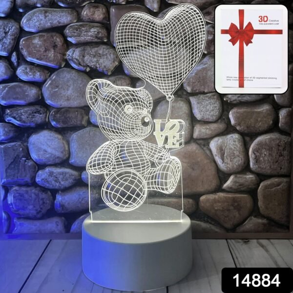 458_d31ffc17-1955-44da-ad14-6f21ddfce718.jpg 3D Illusion LED Night Lamp with Teddy Bear Holding Heart Design