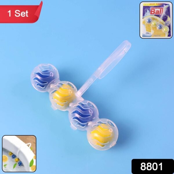 Toilet Cleaning Balls with Automatic Toilet Bowl Cleaner 1 Set