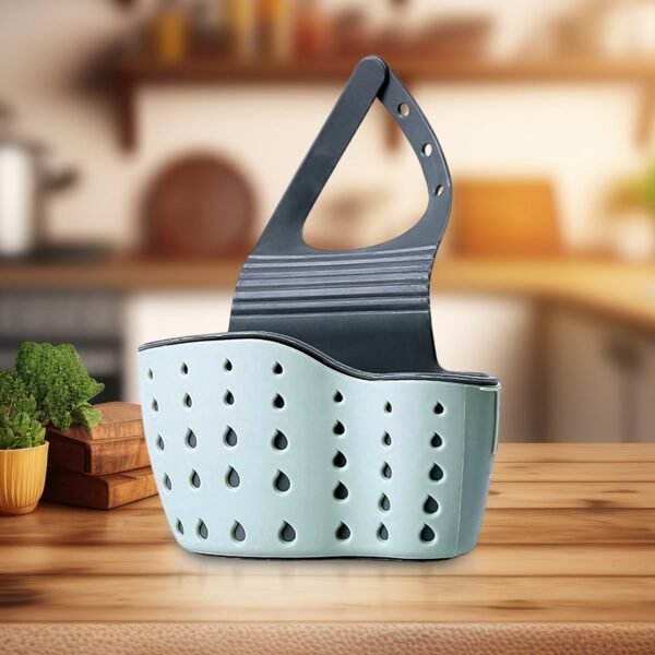 4669_pla_hanging_sink_drain_holder_1pc.jpg Multifunctional Kitchen Sink Organiser Kitchen Sink Caddy (1 Pc)