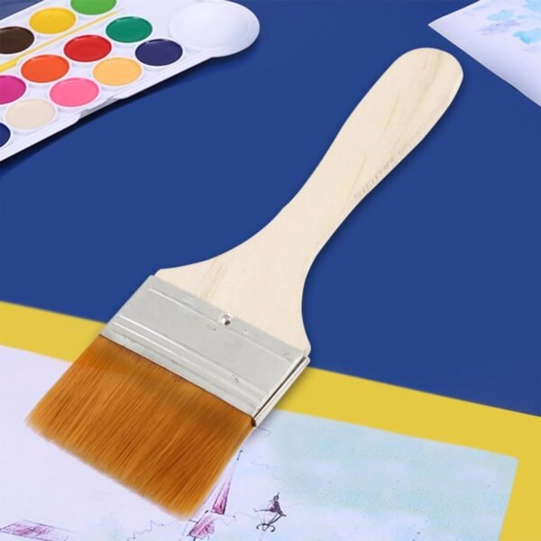 467401.jpg Flat Paint Big Size Brush for Watercolor & Acrylic Painting( Multicolor 2 Pc Set)