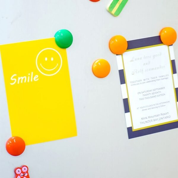 Durable Magnetic Button Set for Kids’ Experiments (10 Pc, Round Shape)