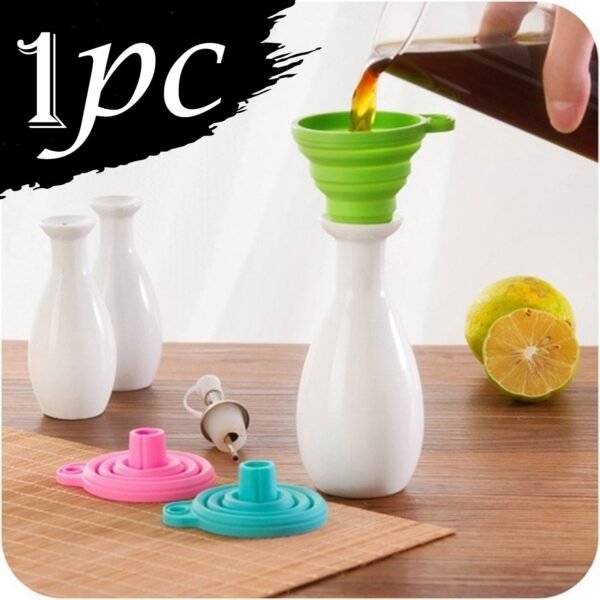 467710.jpg Silicone Funnel for Kitchen Use Oil Pouring Sauce Water Juice