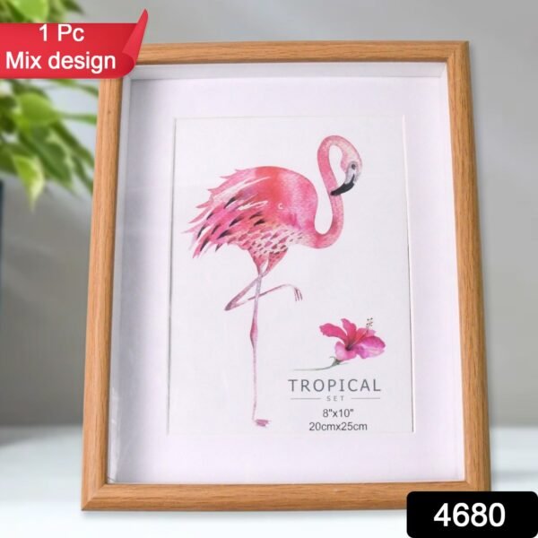 4680.jpg Creative Solid Wooden Photo Frame (Mix Design & Size / 1Pc)