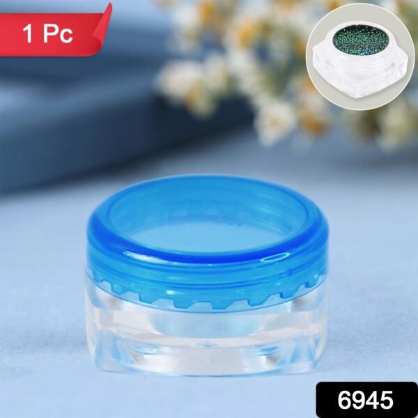 Plastic Empty Round Makeup Jar Pot Travel Cream Powder Cosmetic Container (1 Pc)