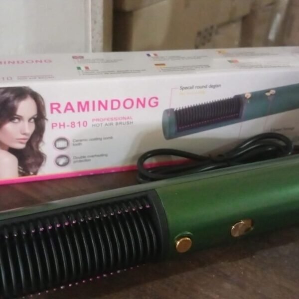 Hair Straightener Comb, Anti Scald Hot Comb Negative Ion Hair Straightener Brush Straightener 3 Gear Constant Temperature for Quick and Professional Hair Salon at Home (1200w), Hair accessories