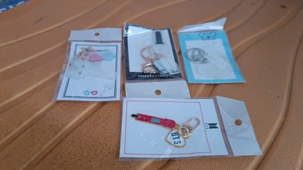 Cute Acrylic and Metal Keychains (1 Pc & mix design)