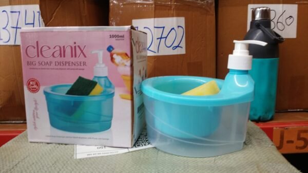 4729d43b-207e-4b04-ba22-6172a31a3601.jpg 2 in 1 Double Layer Liquid Soap Dispenser with Pump and Sponge