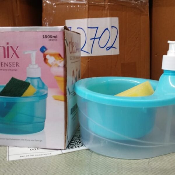 4729d43b-207e-4b04-ba22-6172a31a3601.jpg 2 in 1 Double Layer Liquid Soap Dispenser with Pump and Sponge