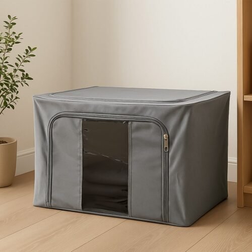 Storage Box with Lid, With Window (50×40 Cm / 1 Pc)