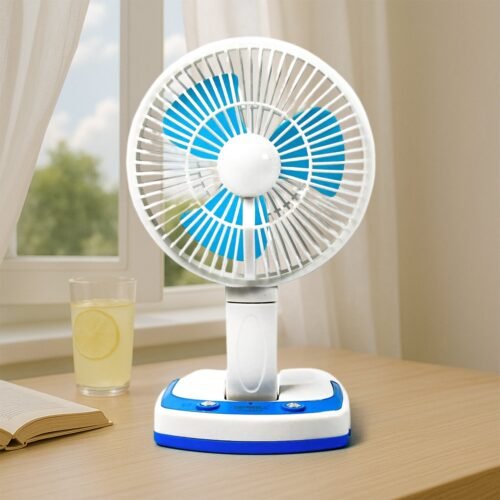PORTABLE LED LIGHT WITH MINI FAN- YJ 5570 (Battery Not Include)