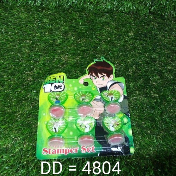 Cartoon Heart Stamps Motivational Reward Stamps for Kids, Teachers & Parents (6 Pcs)