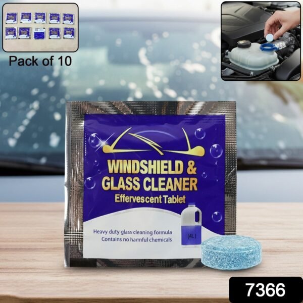 Car Wiper Detergent Effervescent Tablets (Pack of 10)