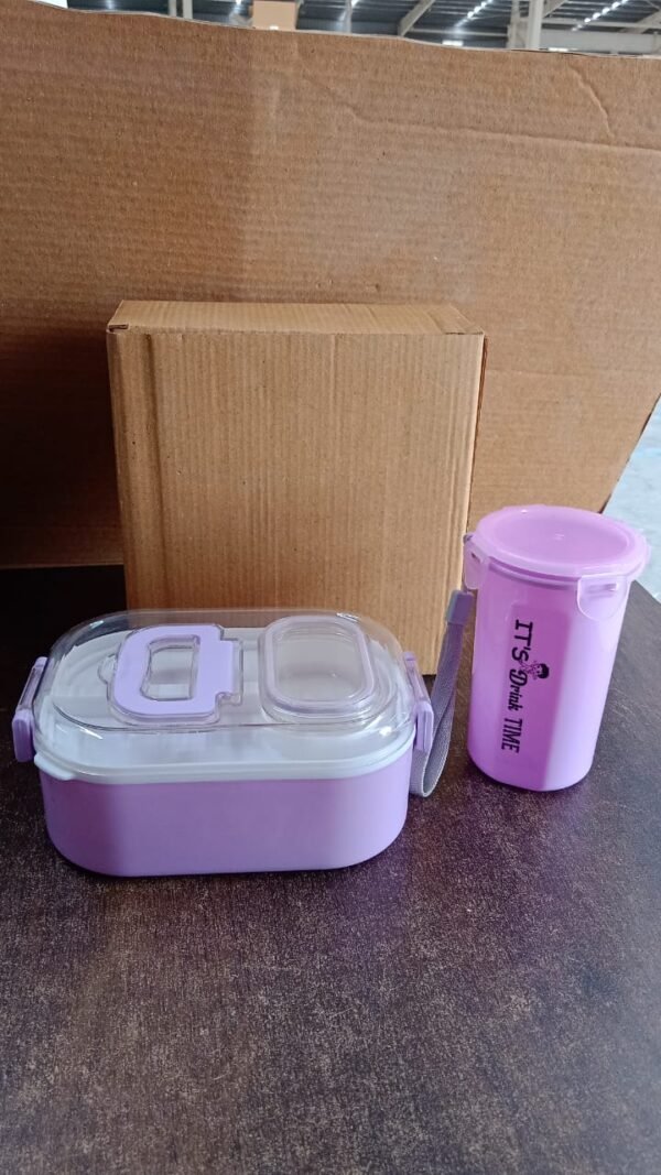 4820578f-f5be-4d9a-aa56-46ad4135fc53.jpg Multi-Functional 1 Set Leakproof Lunch Box with Cutlery & Tumbler
