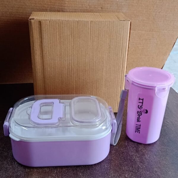 4820578f-f5be-4d9a-aa56-46ad4135fc53.jpg Multi-Functional 1 Set Leakproof Lunch Box with Cutlery & Tumbler