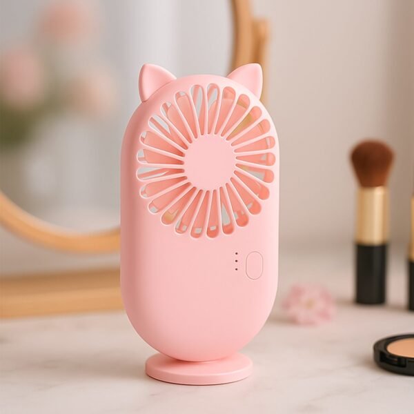 Handheld Mini USB Fan with Bracket (Battery-Free)