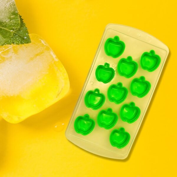 Mix design Ice Trays Freezer with Easy to Release Flexible Silicone shape ice cavity