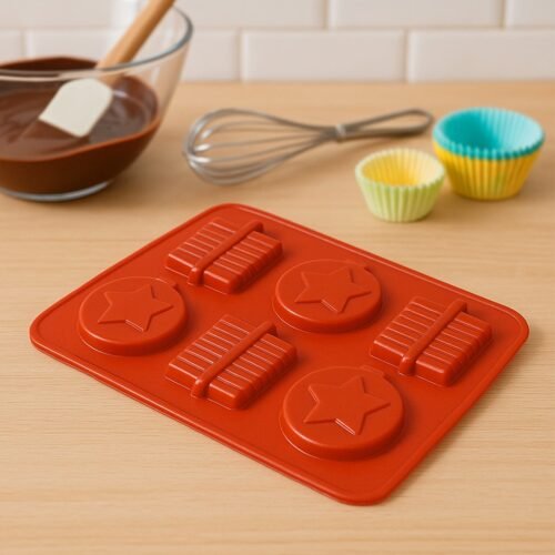 6 Cavity Silicone Mold Tray: Perfect for Chocolates, Cakes & More!