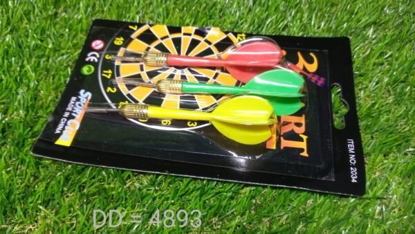 Small 3 Pcs Dart Set for Dart Board – Indoor & Outdoor Game for Kids (3 Darts)