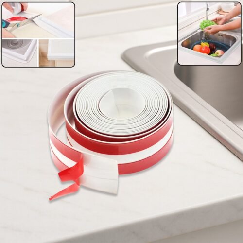4994_3_2m_kitchen_tape.jpg KITCHEN SINK PLATFORM STICKER BATHROOM CORNER TAPE (3.2 METER SIZE)