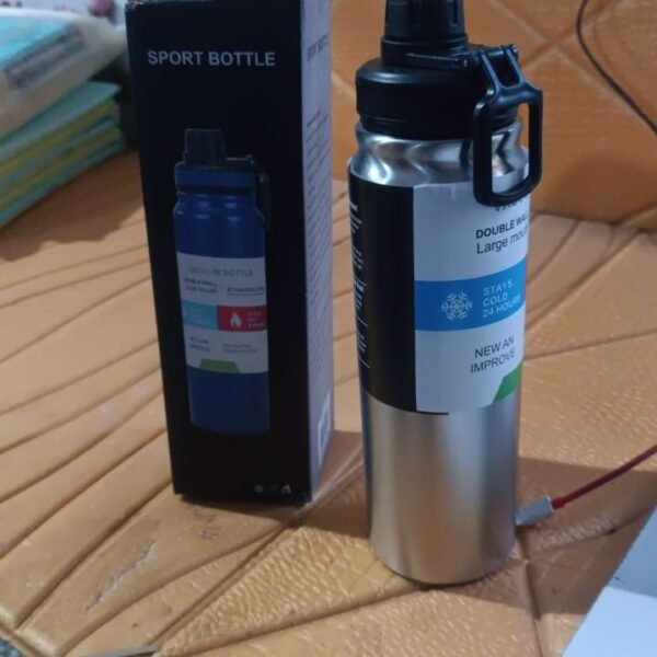 Stainless Steel Double Wall Vacuum-Insulated Drink Water Bottle (800 ML)