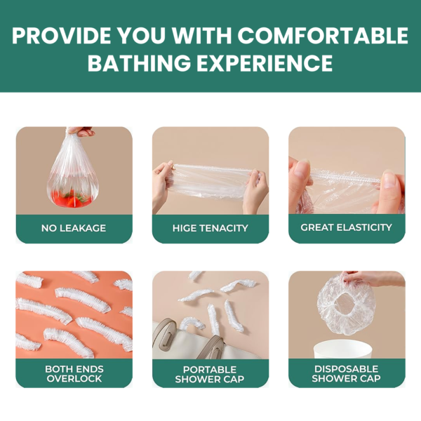 Disposable Shower Caps for Women (1 Pc)