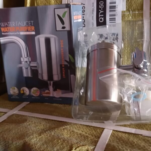 304 Stainless Steel Faucet Mount Water Filter, Water Purifier (1 Set)