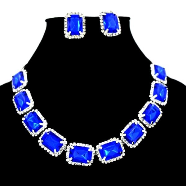 4_0e228a4d-7108-4e72-8771-077657f7bfa5.jpg Diamond Necklace and Earrings Set (1 Set / Mix Color)