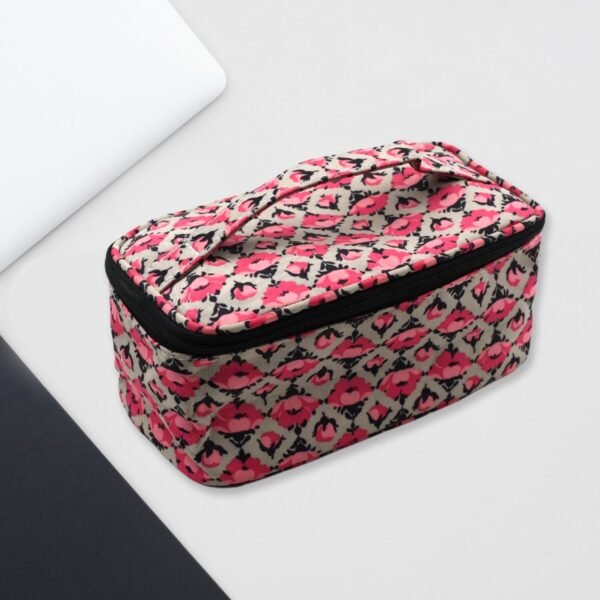 Travel Makeup Bag with Small Pouch – Waterproof Cosmetic Organizer