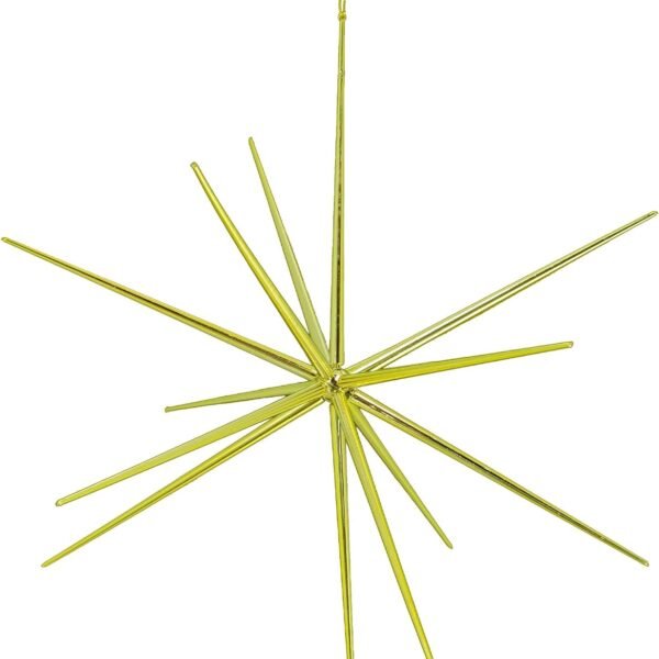 3D Gold Star Hanging Decoration Star, Acrylic Look Hanging Luminous Star