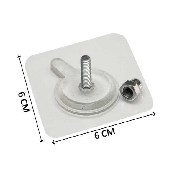 Adhesive Screw Wall Hook for Home & Office Hanging