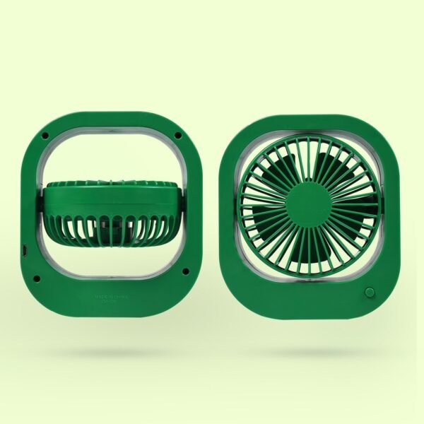 Portable USB Fan Rechargeable 2-Speed 180° Rotating Quiet Personal Fan