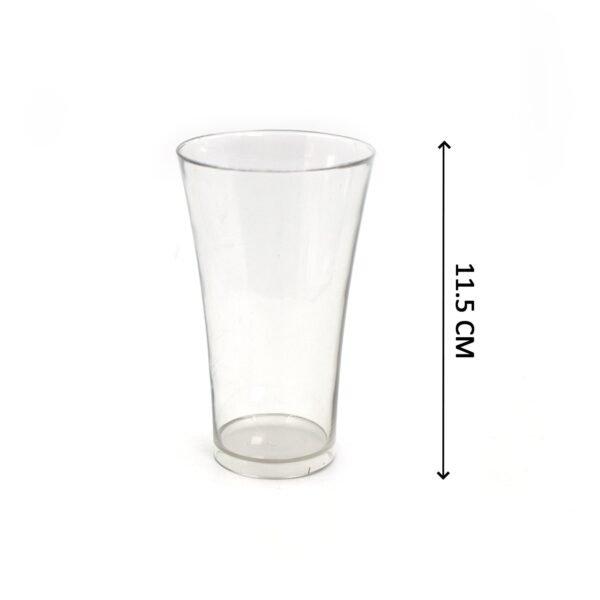 Plastic Drinking Glass Juice Glass Water Glass Set of 6 Transparent Glass