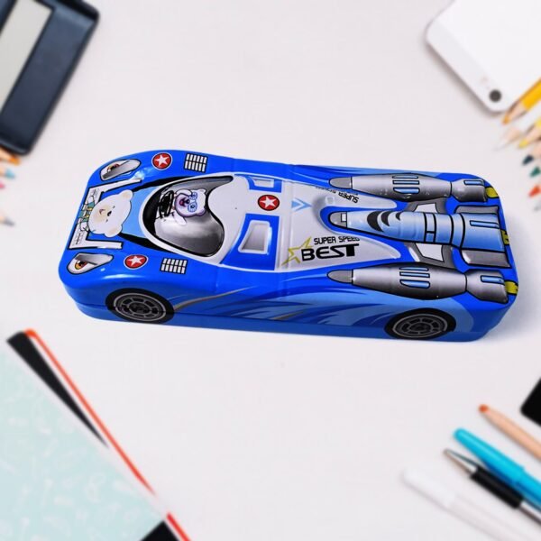 4_677c1eb4-712c-4446-83ba-d98bed30d5d9.jpg Car Shape Metal Compass Box, Pencil Case for Kids Stationery Compass Box