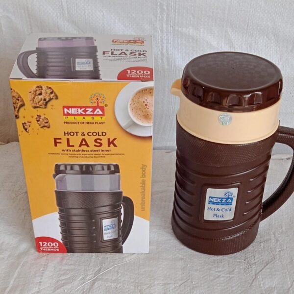 Stainless Steel Thermos Flask (Multiple Sizes): Travel Mug, Coffee, Tea (Leakproof)