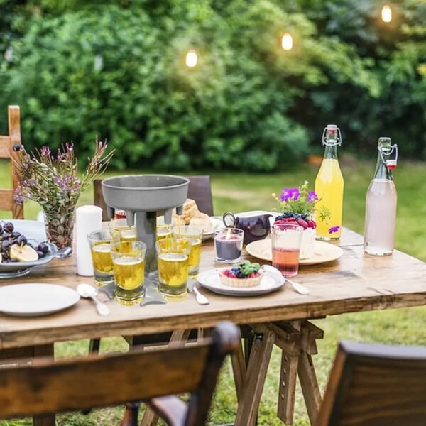 4_742c887b-d025-4a71-8dcd-f41dfe299ff9.jpg 6 shot Win glass dispensers and tray, drinking games, shot glasses,