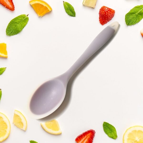 Silicone Basting Spoon for Non-Stick Cookware & Kitchen Use (1 Pc)