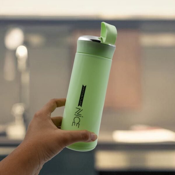 Water Bottle 400 ML Leak Proof Glass Bottle for Daily Water  1 Pc