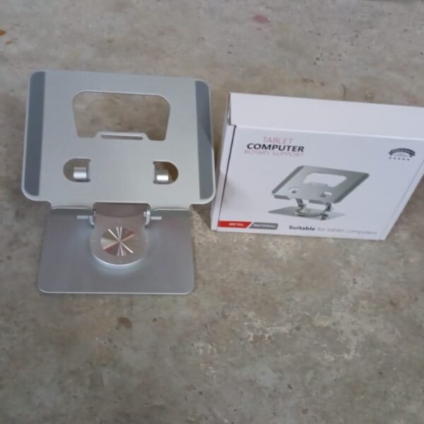 Aluminum Alloy 360° Rotating Adjustable Bracket – Adju Portable Foldable Tablet Stand