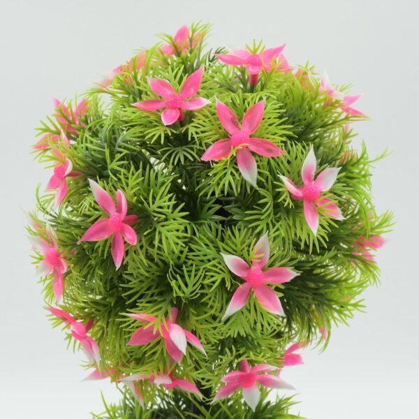 Wild Artificial Flower Plant with Cute Pot (1 Pc)